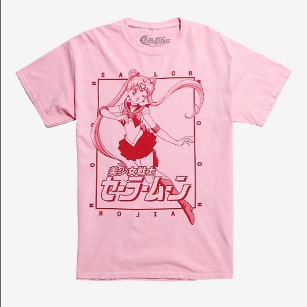 ✨💕🌙 Sailor Moon Pink T Shirt ✨💕🌙